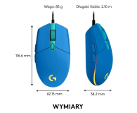 LOGITECH G102 Lightspeed Gaming Blue - 592507 - zdjęcie 11